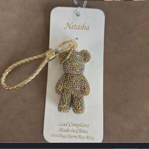 Natasita Beaded Bear Keychain
